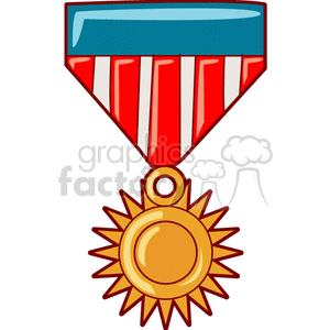 300x300 Royalty Free Medal Of Honor 153624 Vector Clip Art Image