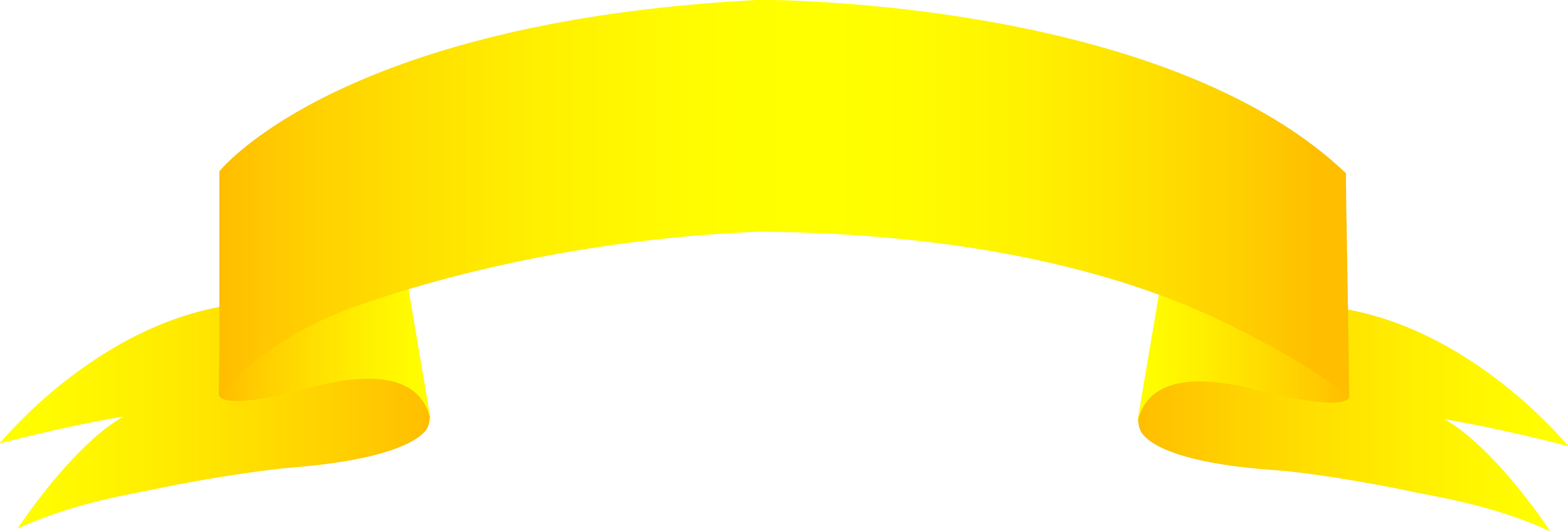 9356x3172 Gold Banner Cliparts