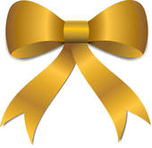 170x166 Gold Bow Clip Art