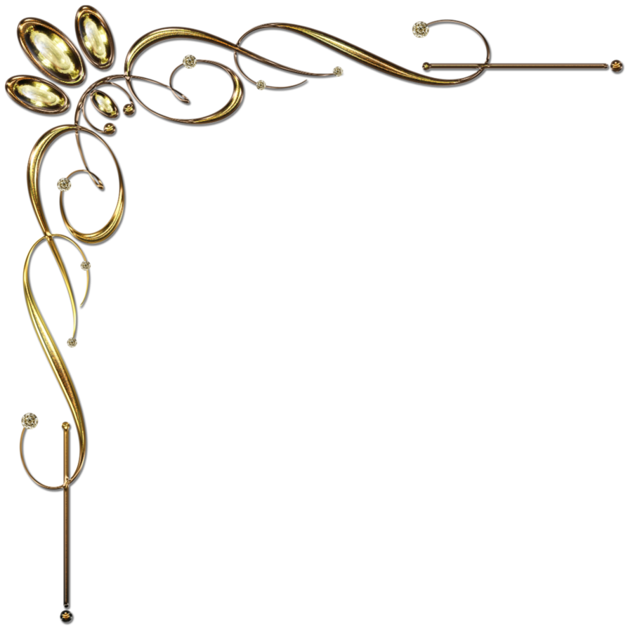 894x894 Scroll Black And Gold Clipart