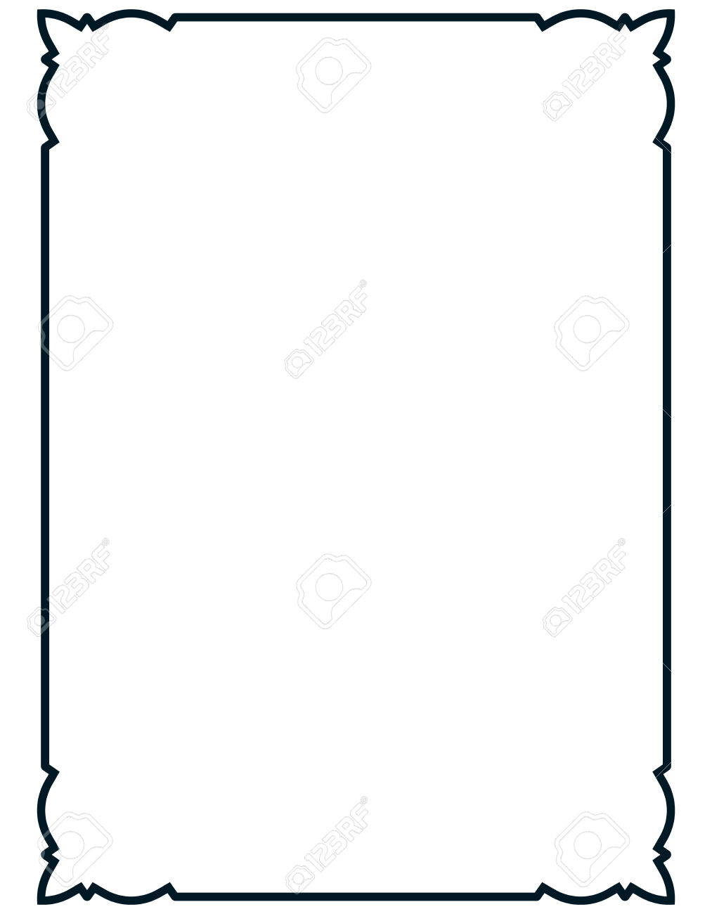 1013x1300 Clip Art Elegant Border Clip Art