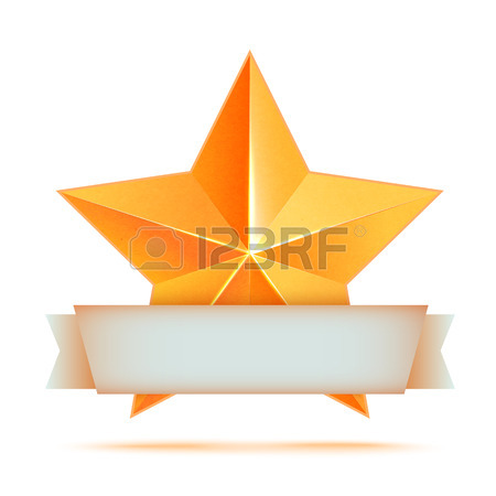 450x450 Realistic 3d Gold Star Set. Award Winner. Good Job. The Best