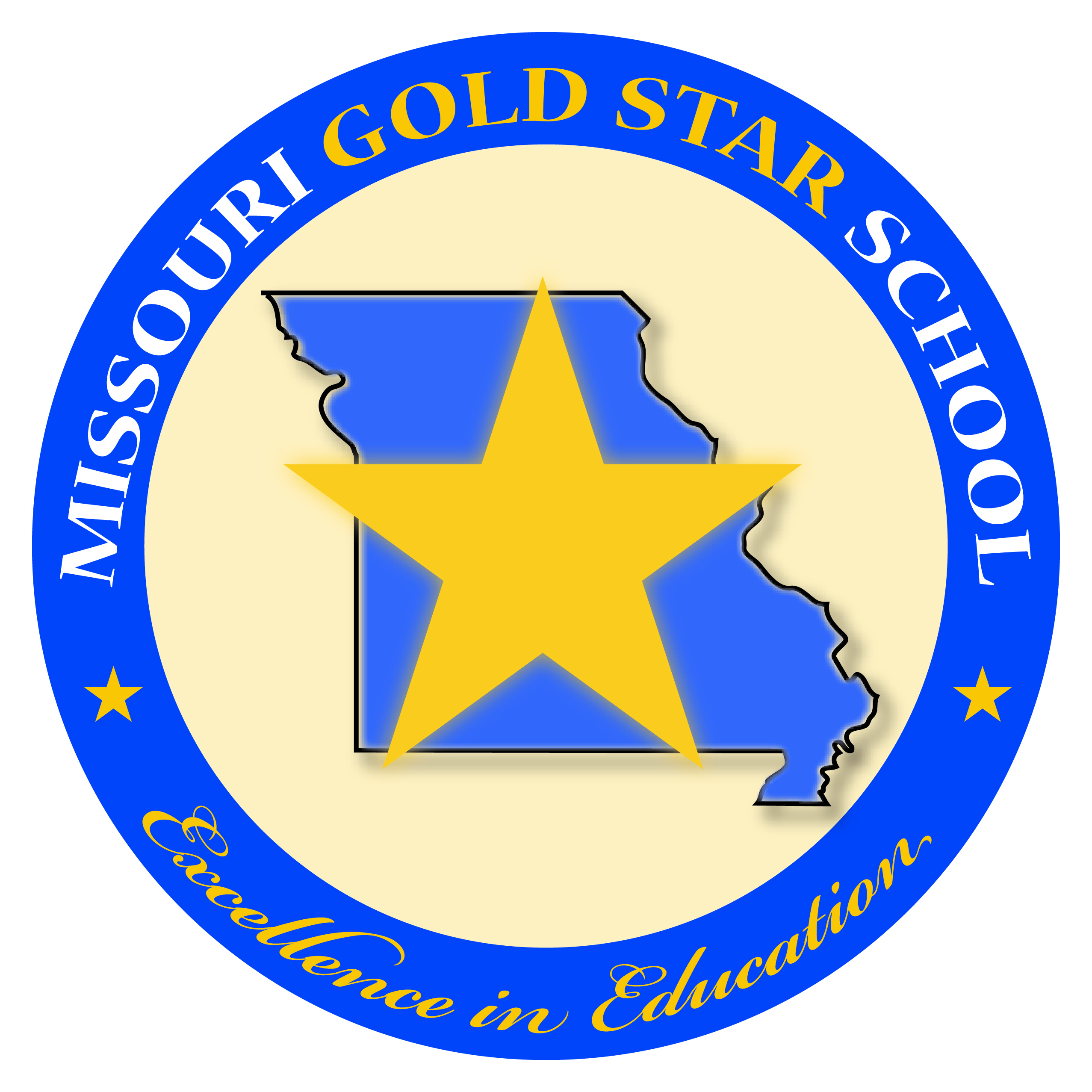 2554x2554 Gold Starlue Ribbon Schools Missouri Department Of Elementary