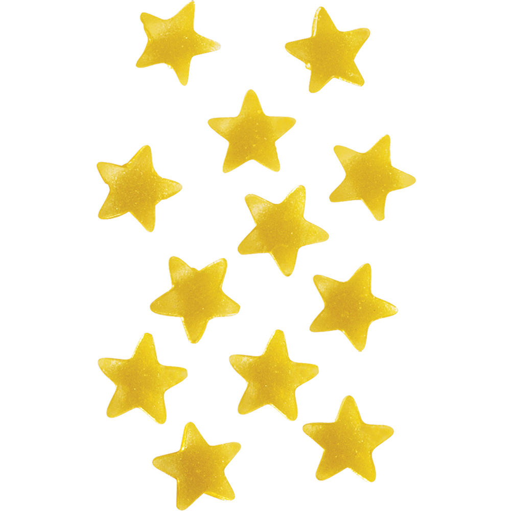1000x1000 Gold Stars Edible Accents Wilton