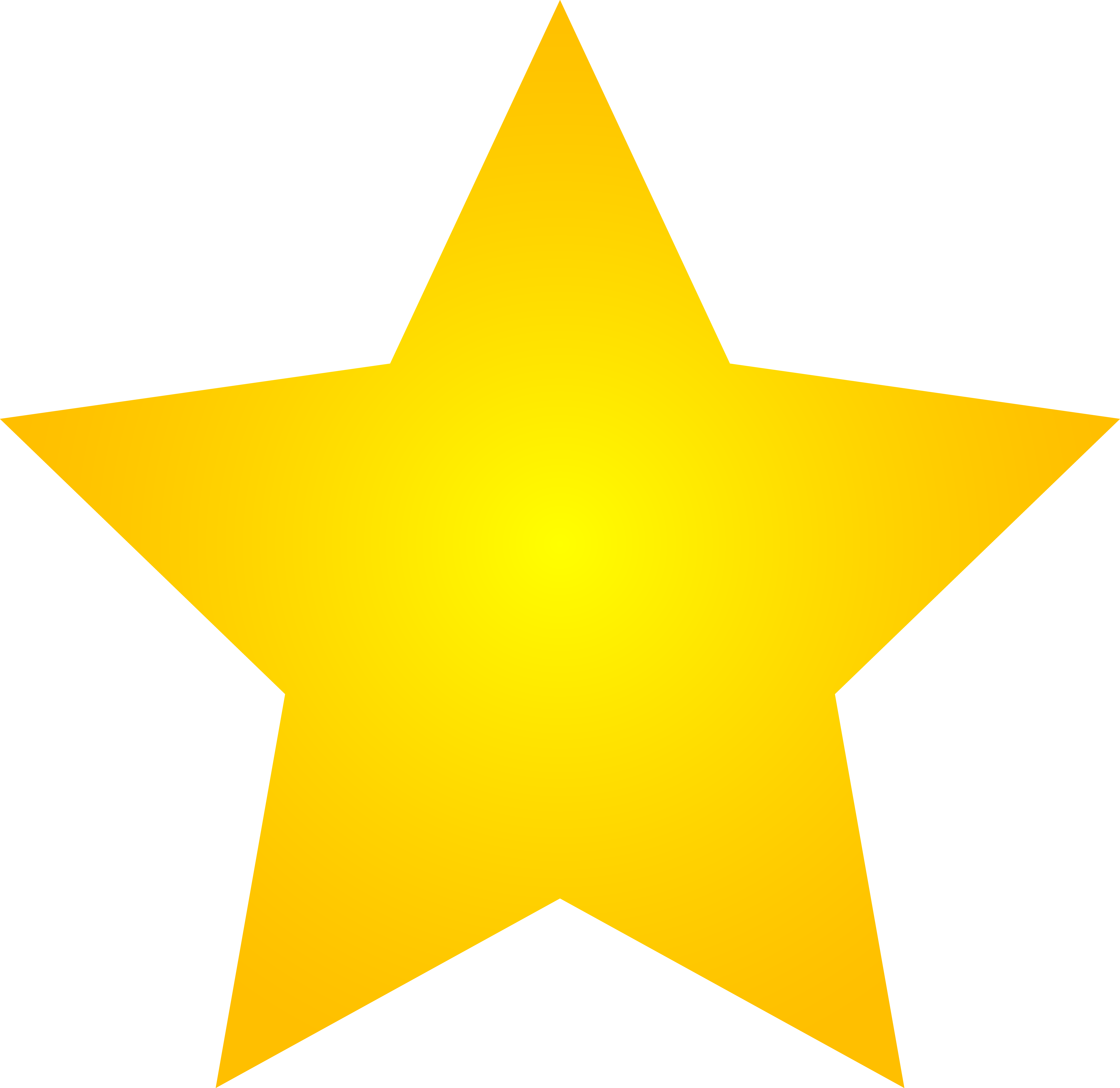 8029x7795 Large Gold Star Clipart