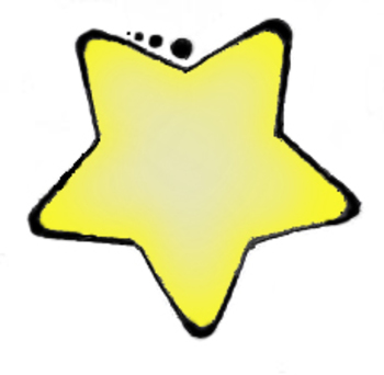 350x342 Free Gold Star Clipart Image