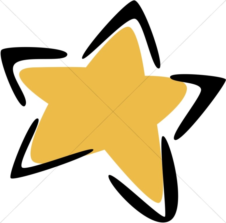 776x765 Modern Gold Star Christian Star Clipart