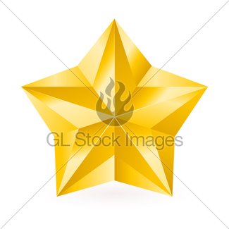 325x325 Shiny Gold Star Gl Stock Images
