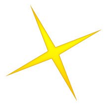 220x220 Nativity Star Clip Art