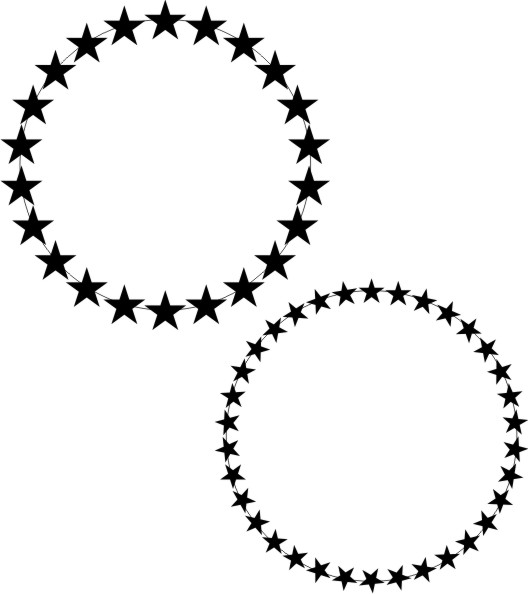 528x594 Circle Of Stars Clip Art Cliparts