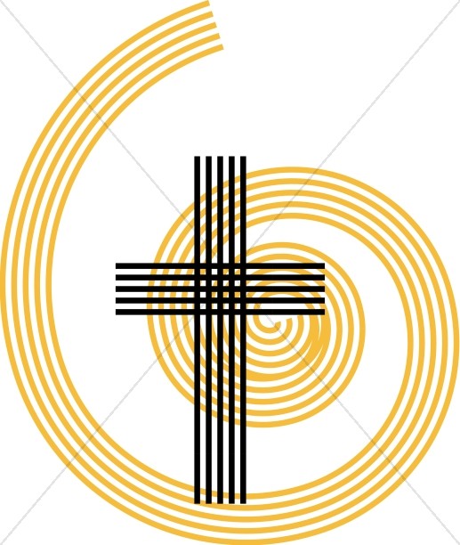 517x612 Swirls And Christian Cross Clipart Cross Clipart