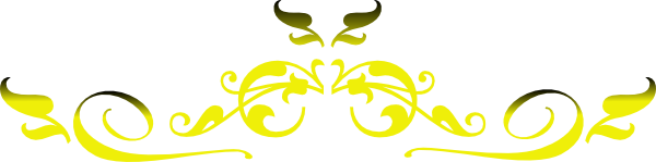 600x149 Black And Gold Swirl Clip Art