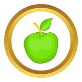 170x170 Clipart Of Golden Apple K13897011