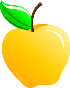 240x300 8 Yellow Apple Clip Art. Clipart Panda