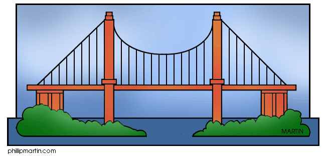 648x312 Golden Gate Clipart Suspension Bridge