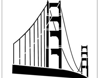 Golden Gate Bridge Clipart | Free download on ClipArtMag