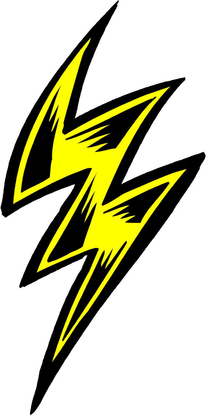 713x1414 Golden Lightning Bolt Symbol Free Clip Art