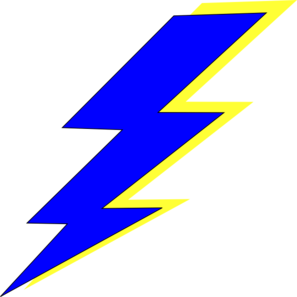 297x297 Golden Lightning Bolt Symbol Free Clip Art