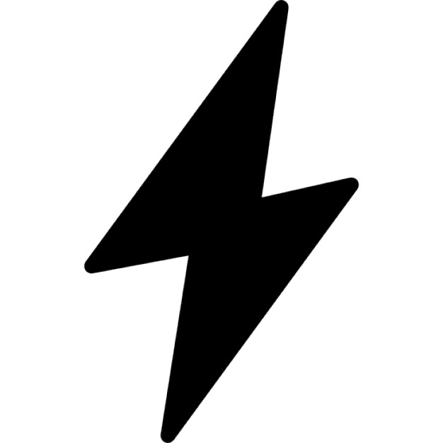 626x626 Lightning Bolt Outline Icons Free Download