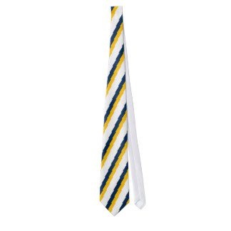 324x324 Blue And Gold Striped Ties Zazzle