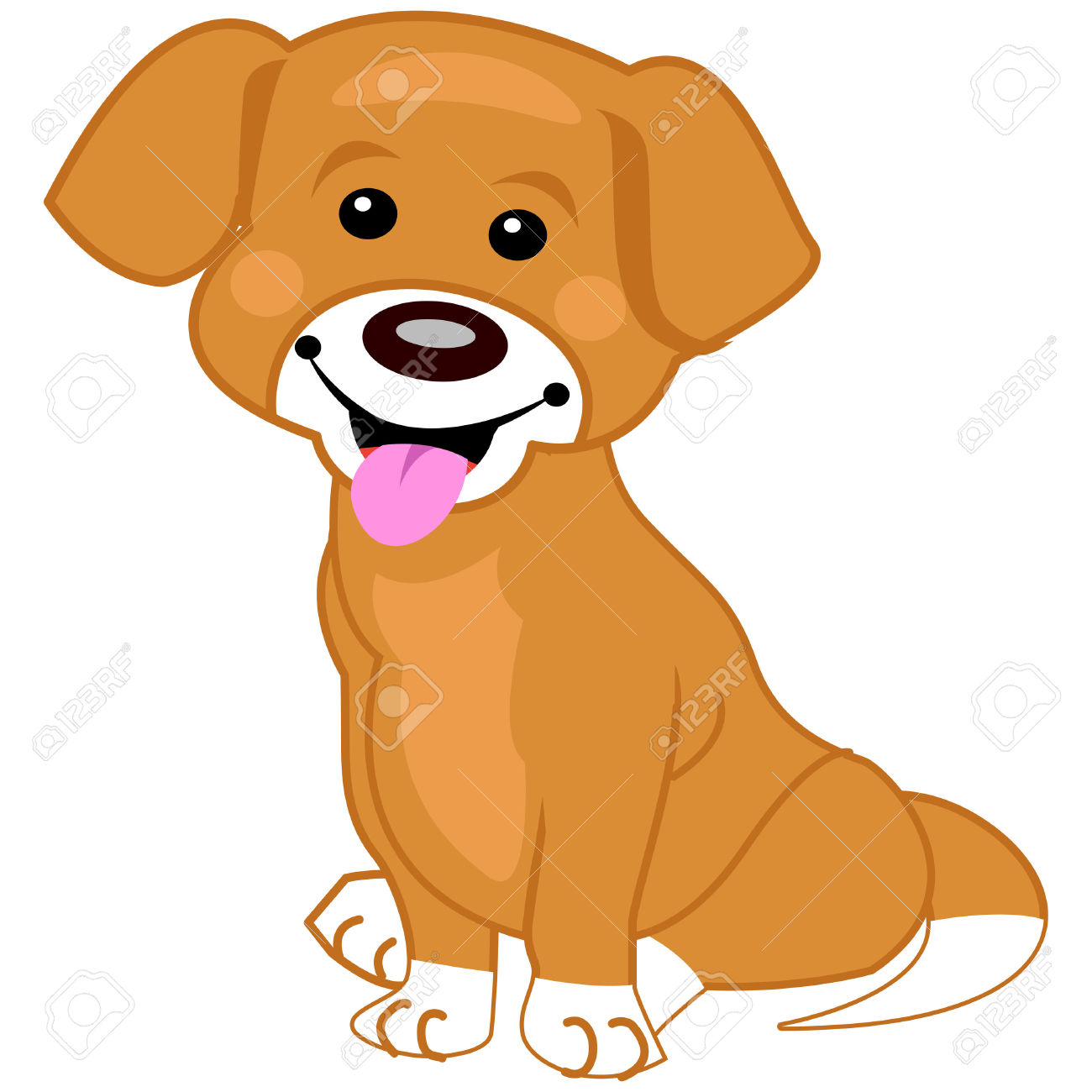1300x1300 Clipart Golden Retriever