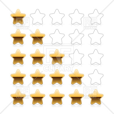 400x400 Line Of Golden Stars