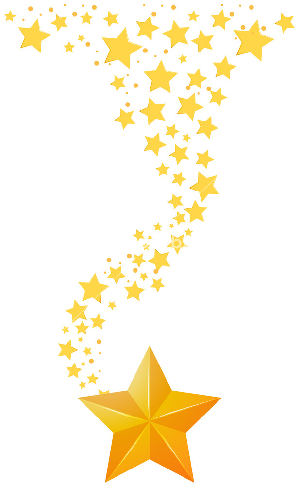 620x1000 Background Design With Golden Stars Illustration Royalty Free