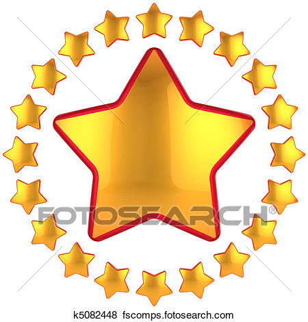450x470 Stock Illustration Of Golden Star Award K5082448
