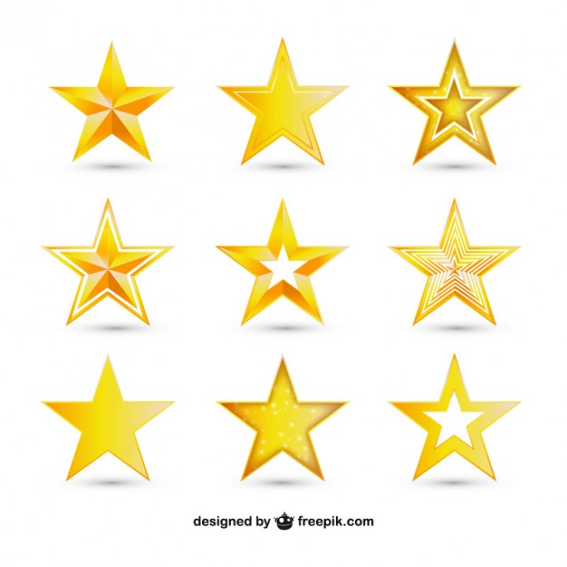 626x626 Golden Star Background Vector Free Download