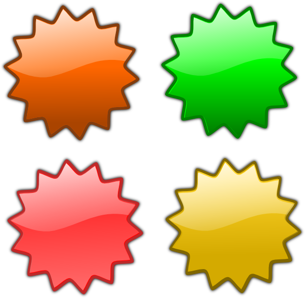 600x587 Golden Stars Svg Clip Arts Download