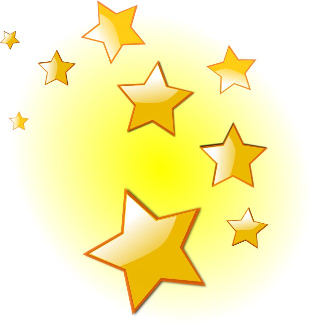 621x648 Golden Christmas Star Png