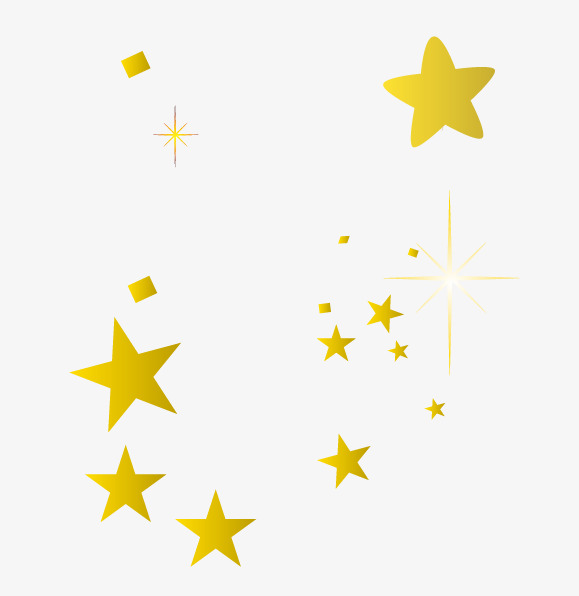 579x596 Vector Gold Star, Star, Golden, Hand Painted Stars Png And Vector