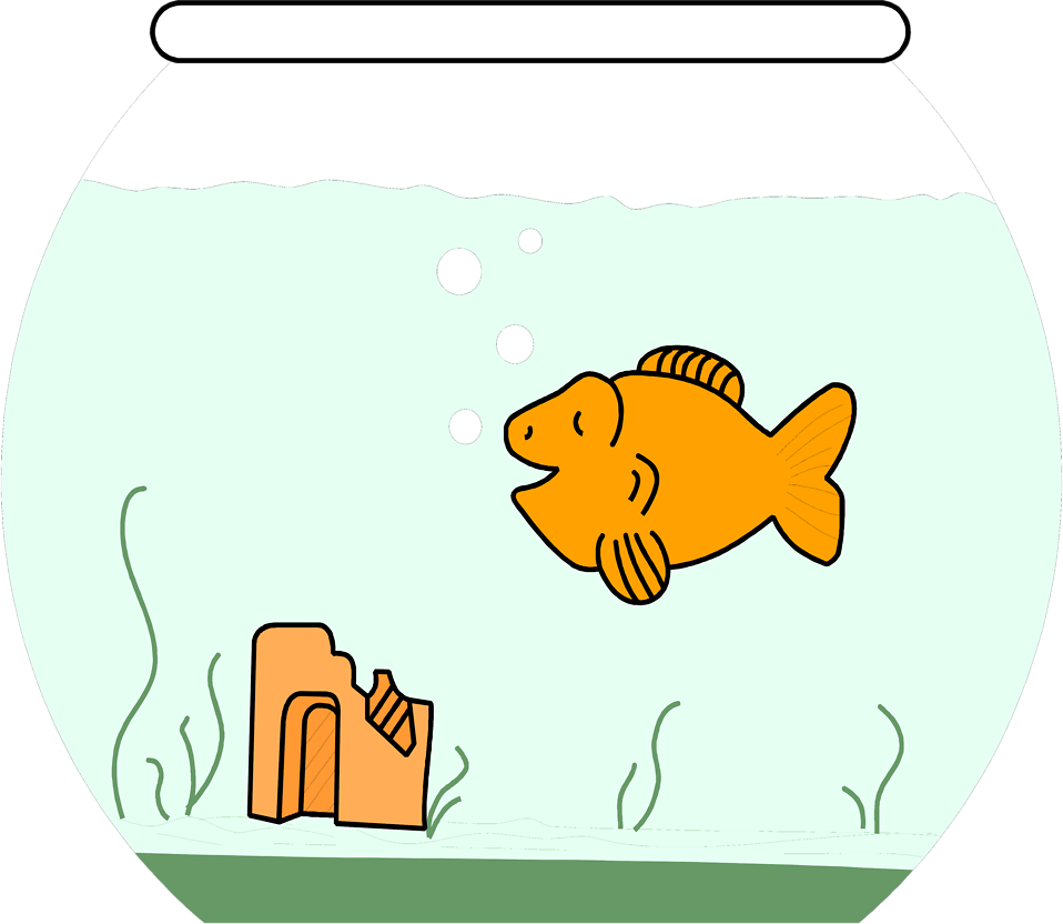 958x832 Goldfish Free Stock Photo Illustration Of A Cartoon Goldfish
