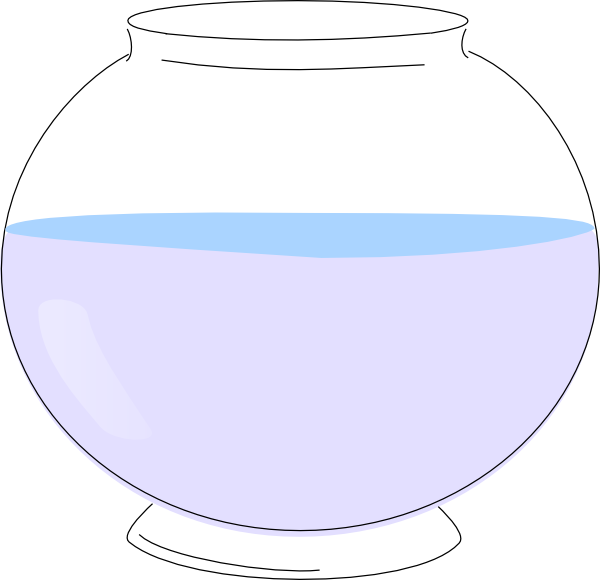 600x580 Goldfish Bowl Clipart 2163962