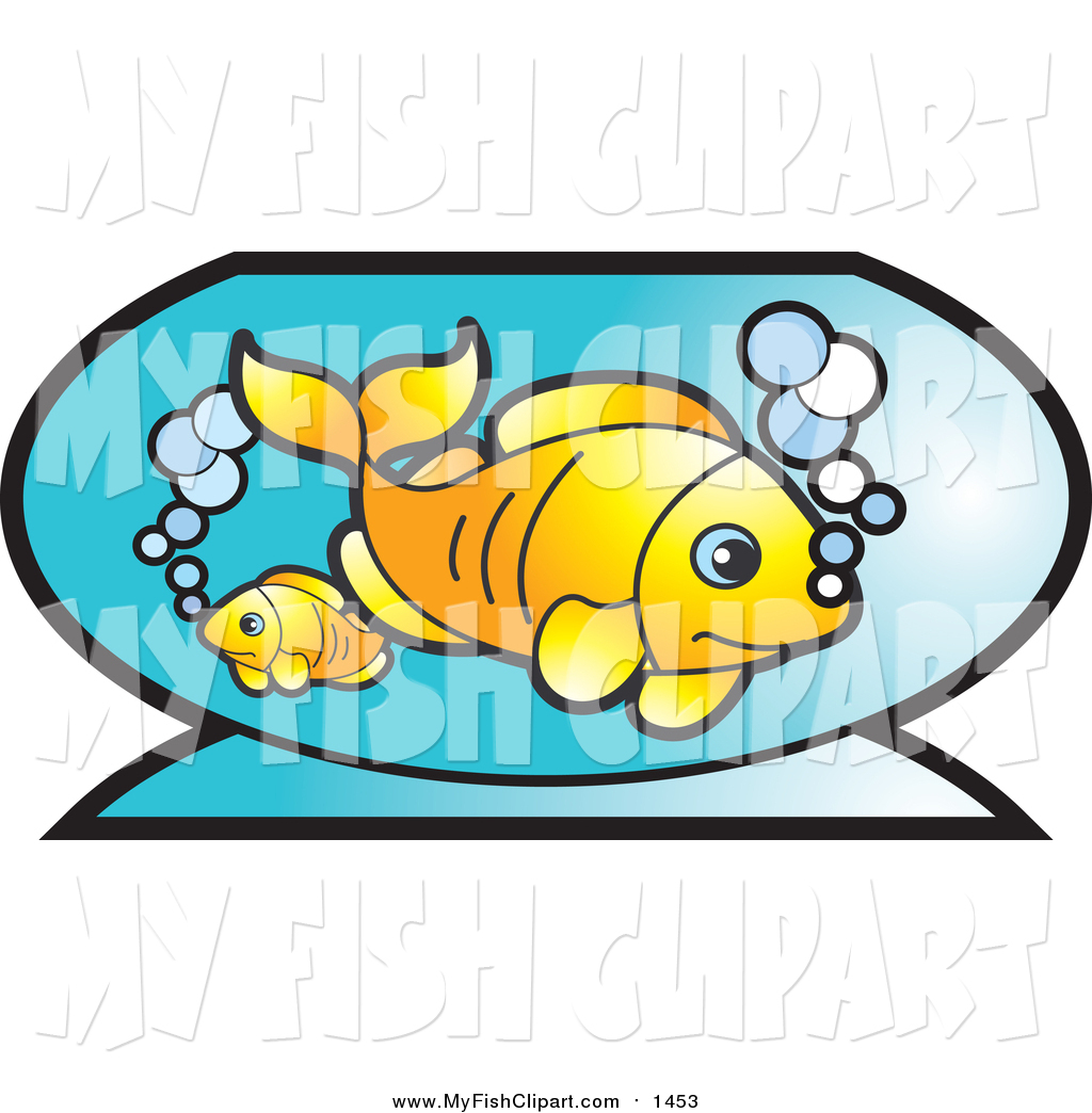 1024x1044 Clip Art Of Goldfish And Bubbles In A Bowl By Lal Perera