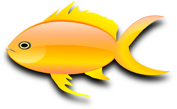 600x371 Goldfish Digital Art Clip Art