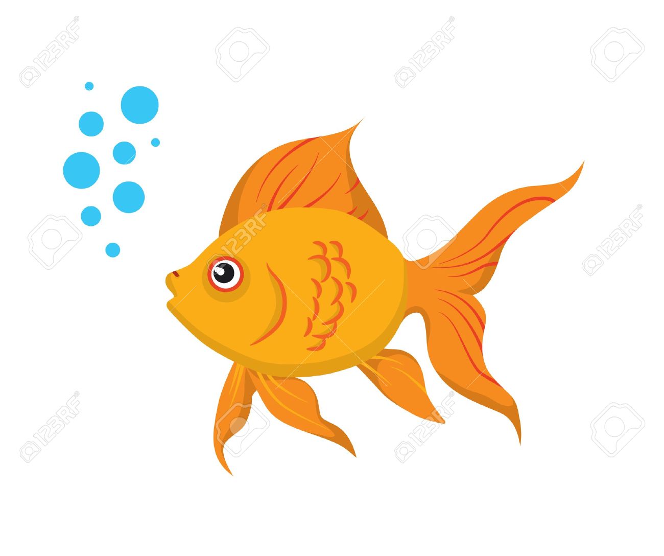1300x1088 Sea Goldfish Clipart