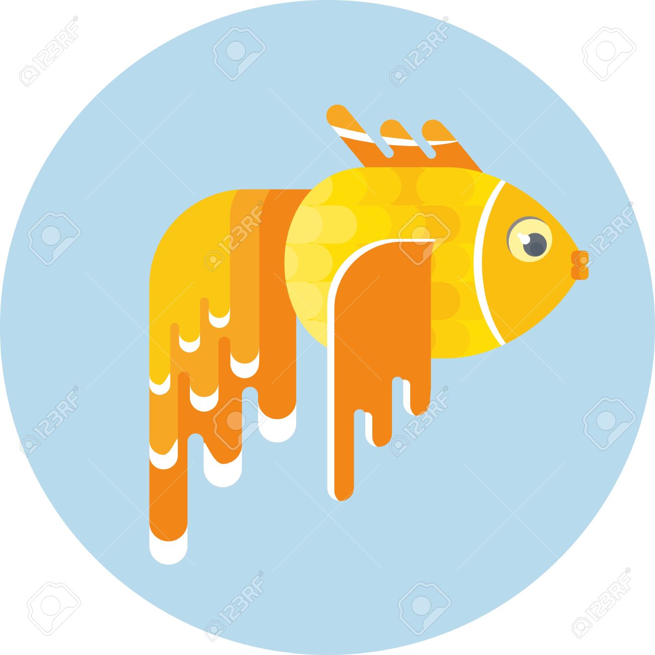 1300x1300 Goldfish Clipart Orange Objects