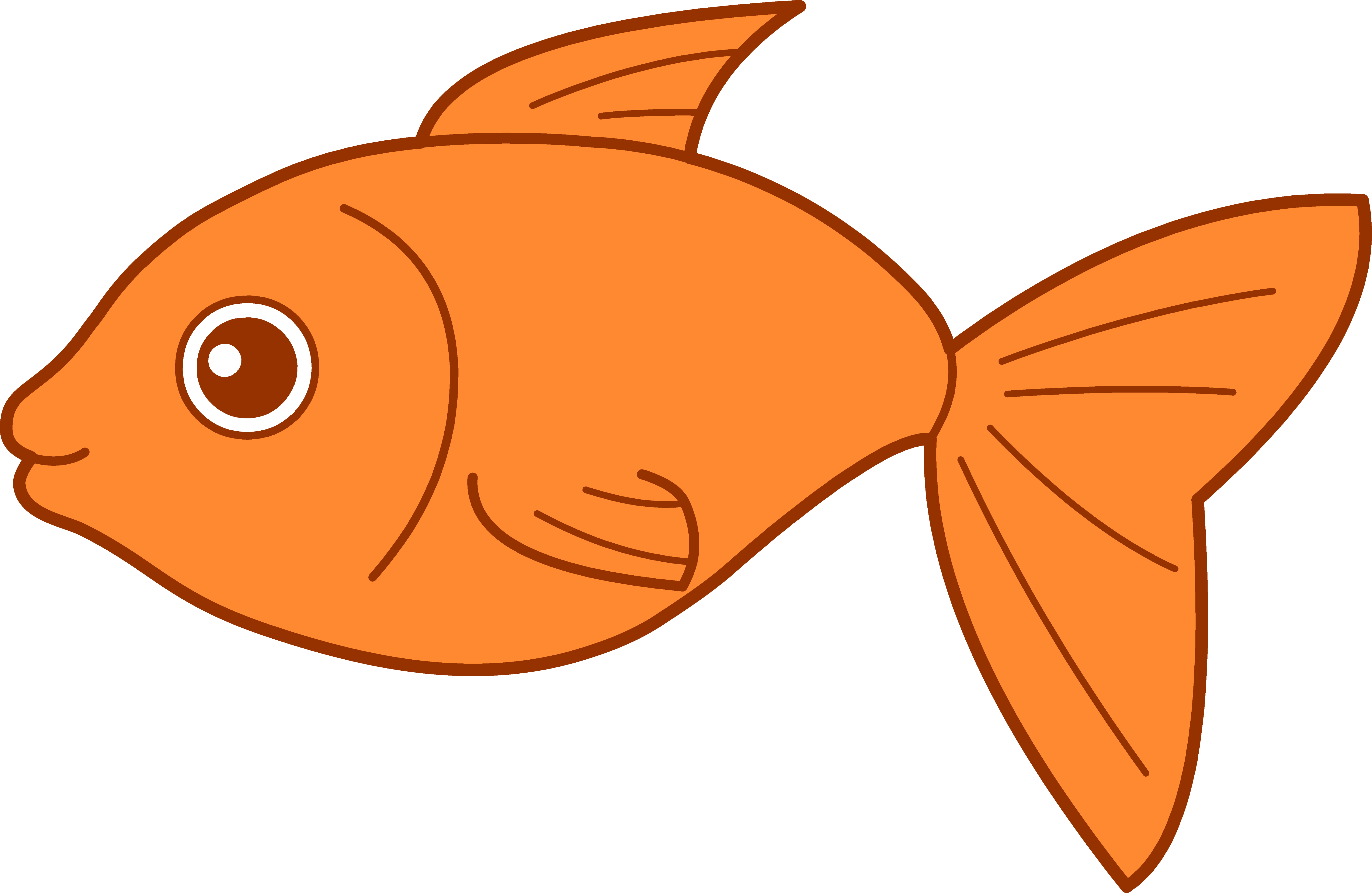 6465x4209 Cute Clipart Fish
