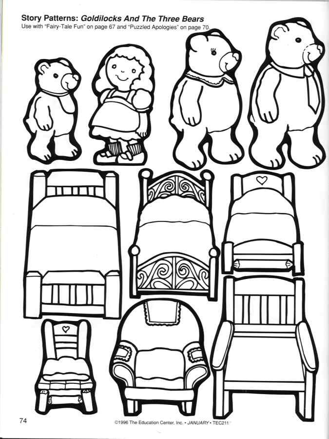 675x900 Clipart For Goldilocks And The Three Bears