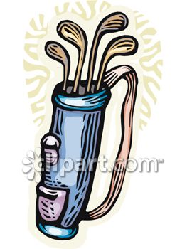 263x350 Golf Bag Full Of Clubs