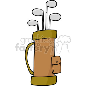 300x300 Royalty Free 4702 Royalty Free Rf Copyright Safe Golf Bag 384525