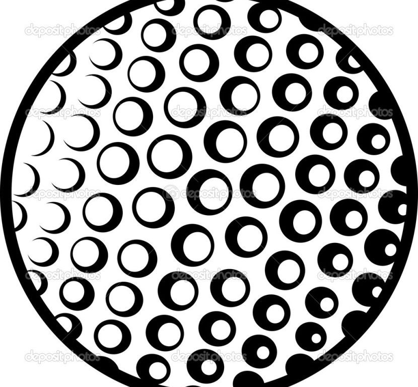 830x768 Golf Ball Clip Art