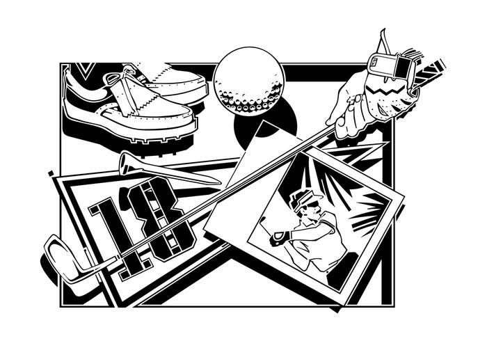 700x490 Golf Ball Free Vector Art