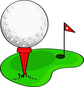 291x300 Golf Ball Hole Clipart Kid