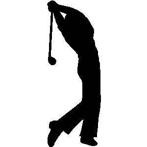 300x300 Golf Ball Clipart Tee Silhouette