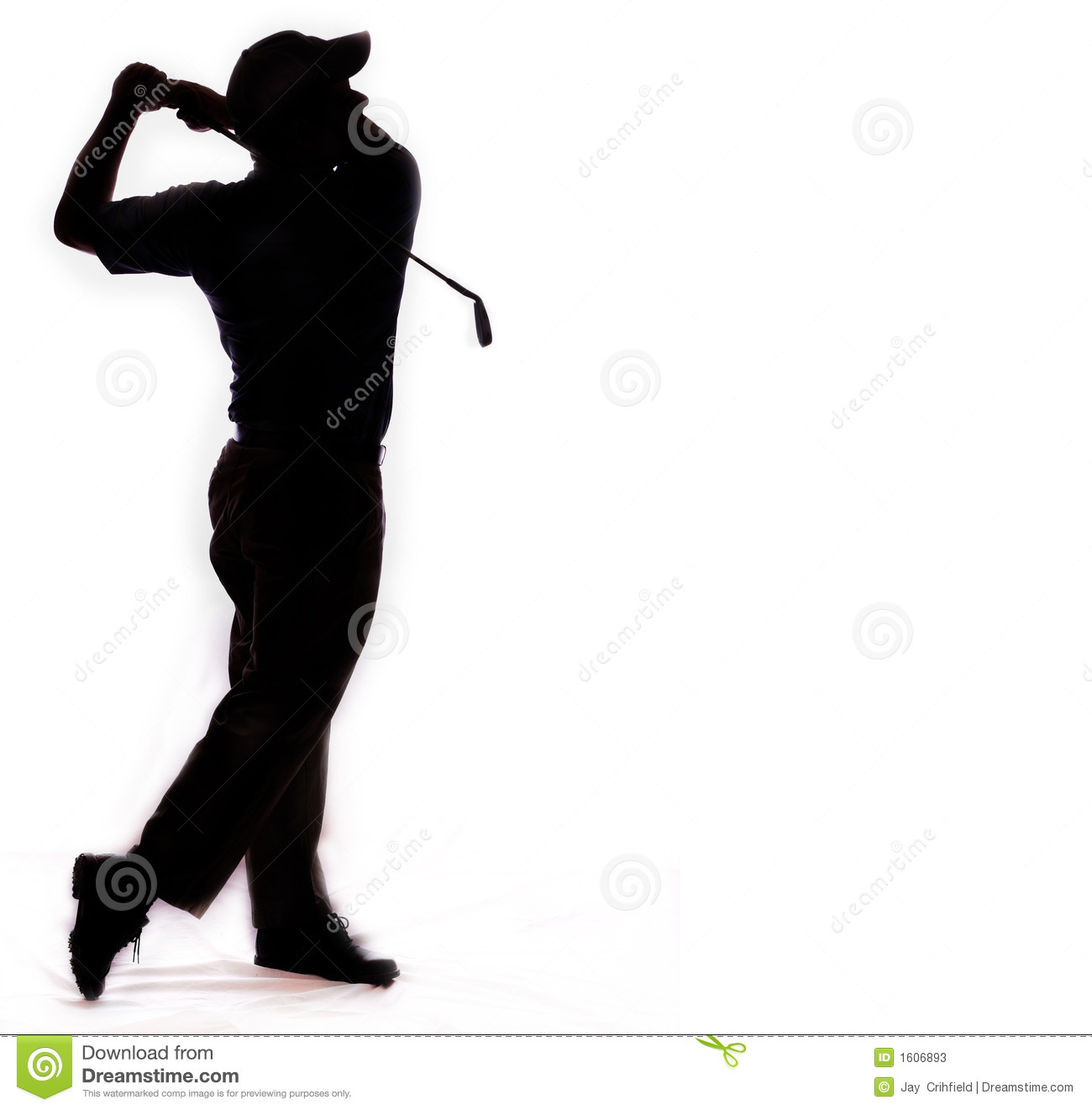 1300x1321 Golf Silhouette Clipart