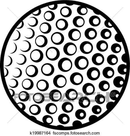 450x470 Clipart Of Golf Ball K19987164