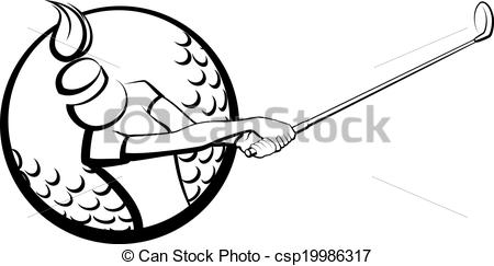 450x243 Golf Clipart Black And White Clipart Panda