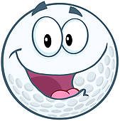 169x170 Golf Ball Cartoon Clip Art